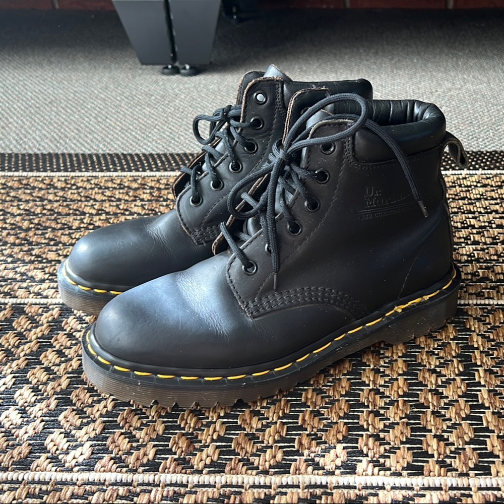 Dr. Martens Black Leather Boots - Made in England